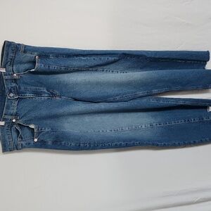 Gap High Rise Stride Ankle Wide Leg Jeans Size 33